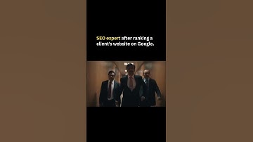 SEO expert after ranking a client