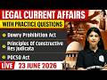 Legal Current Affairs Today | 22 June 2026 | Top Legal News | Judiciary/APO/APP |Judiciary By PW