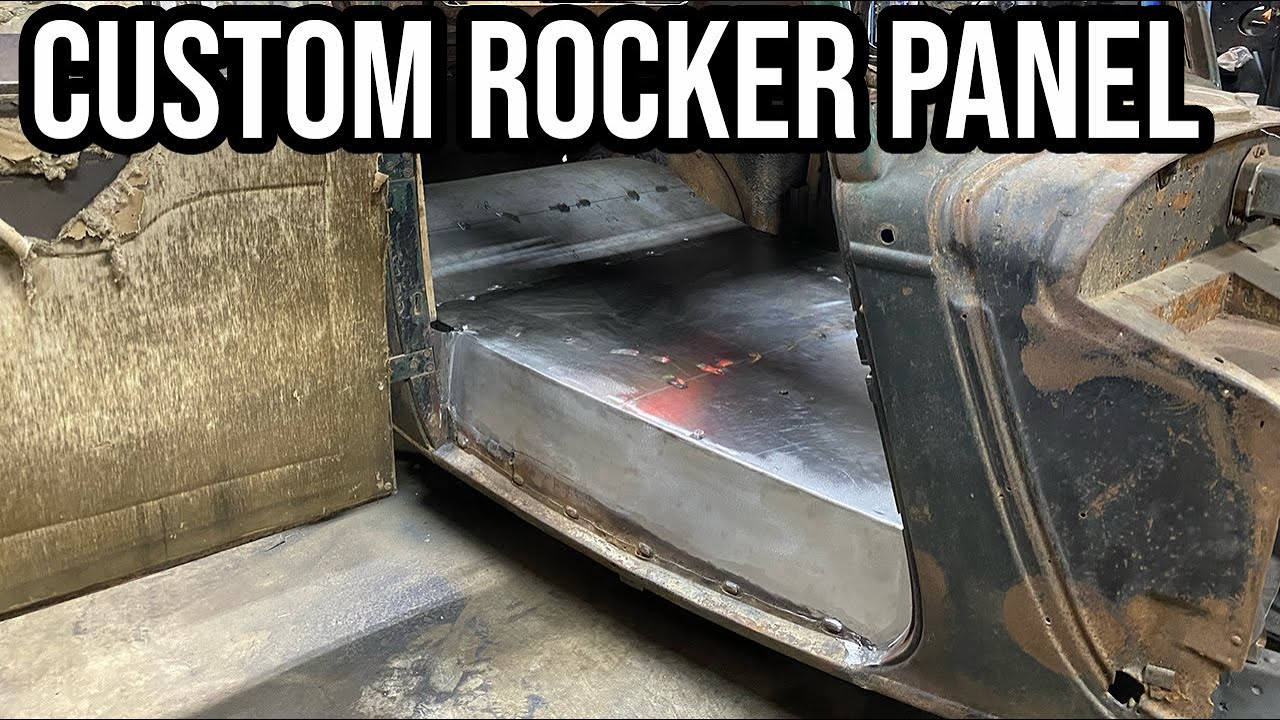 Custom Rooker Panel Strengthening The 1933 Ford 3 Window With Custom Rocker Panels - YouTube
