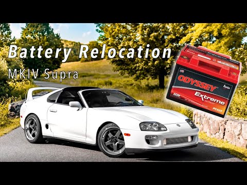 93-98 MKIV Supra Battery Trunk Relocation Guide