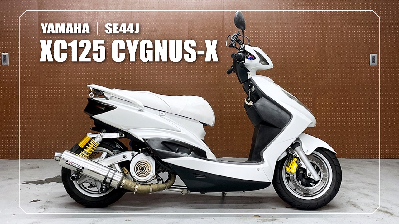YAMAHA】XC125 CYGNUS-X｜SE44J｜社外フルエキゾーストマフラー