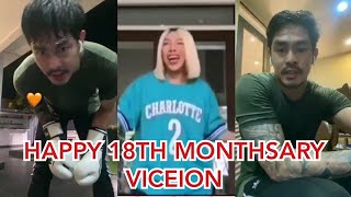 Happy 18th Monthsary vice ion..Ang lambing maka 