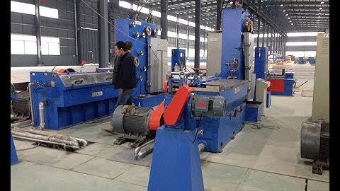 Medium / Intermediate Copper Wire Drawing Machine With Annealer And Drop Coiler