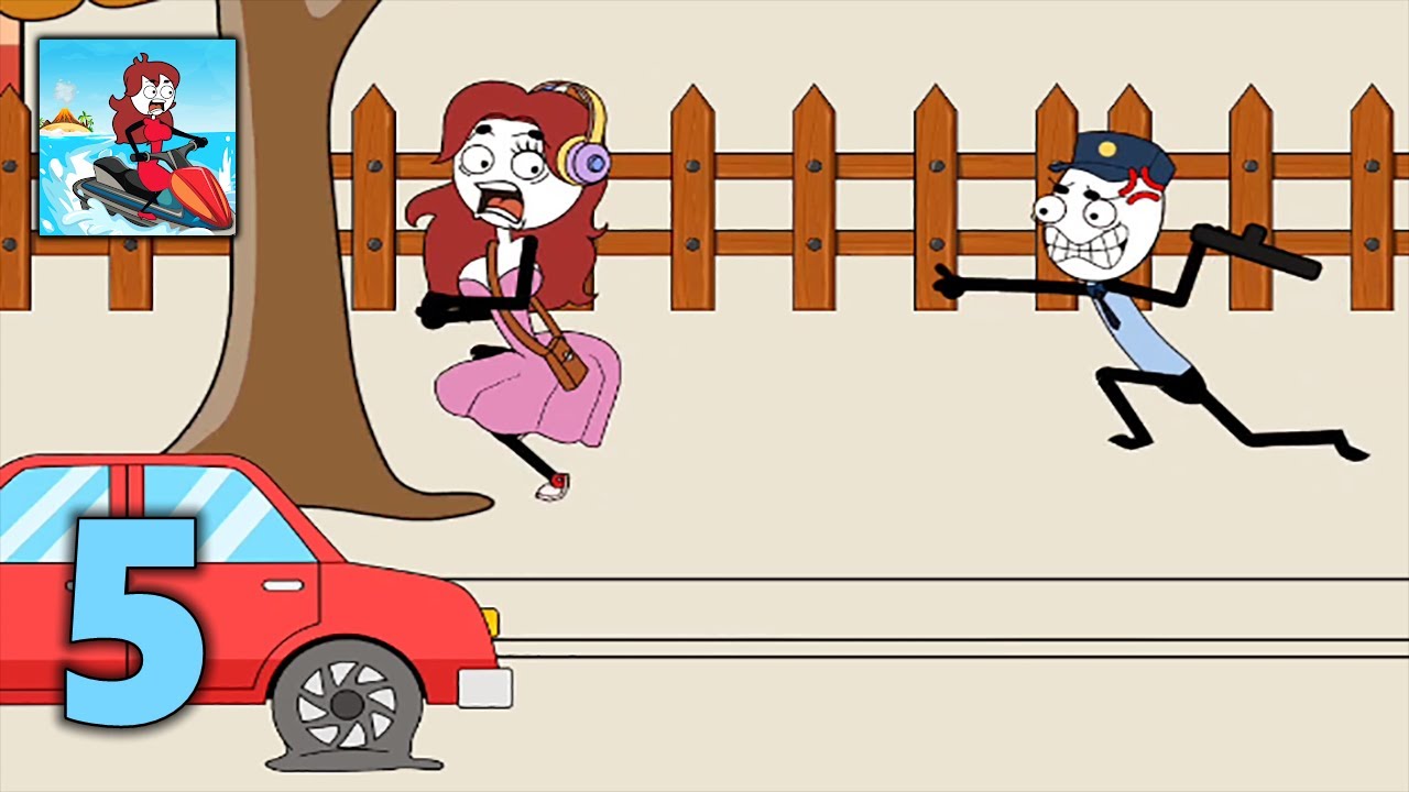 Stickman Story: Troll Master - Save Stick Girl - Part 5 All Levels 39-48 - Gameplay Walkthrough