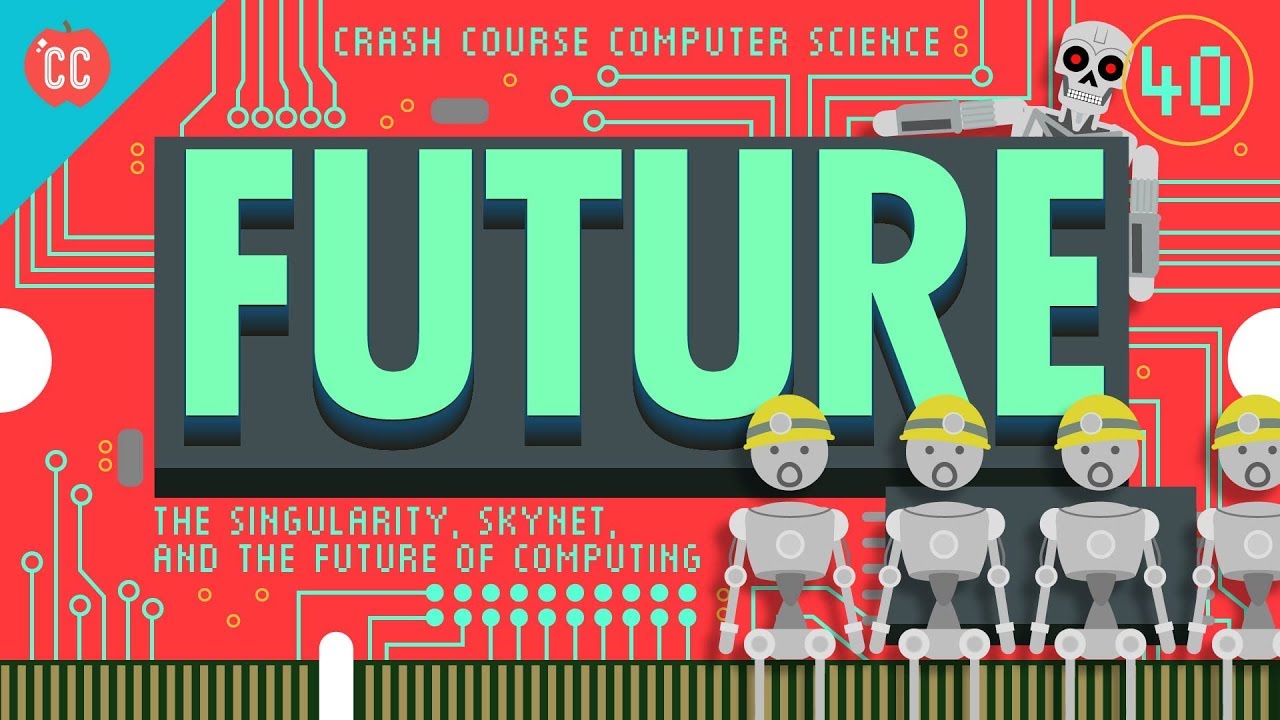 ⁣The Singularity, Skynet, and the Future of Computing: Crash Course Computer Science #40