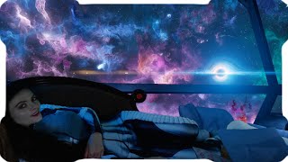 ASMR Sci-Fi ✵ Amazing Views (Nebulae, Wormhole, Stars, Asteroids) ✵ Through Space in a Capsule