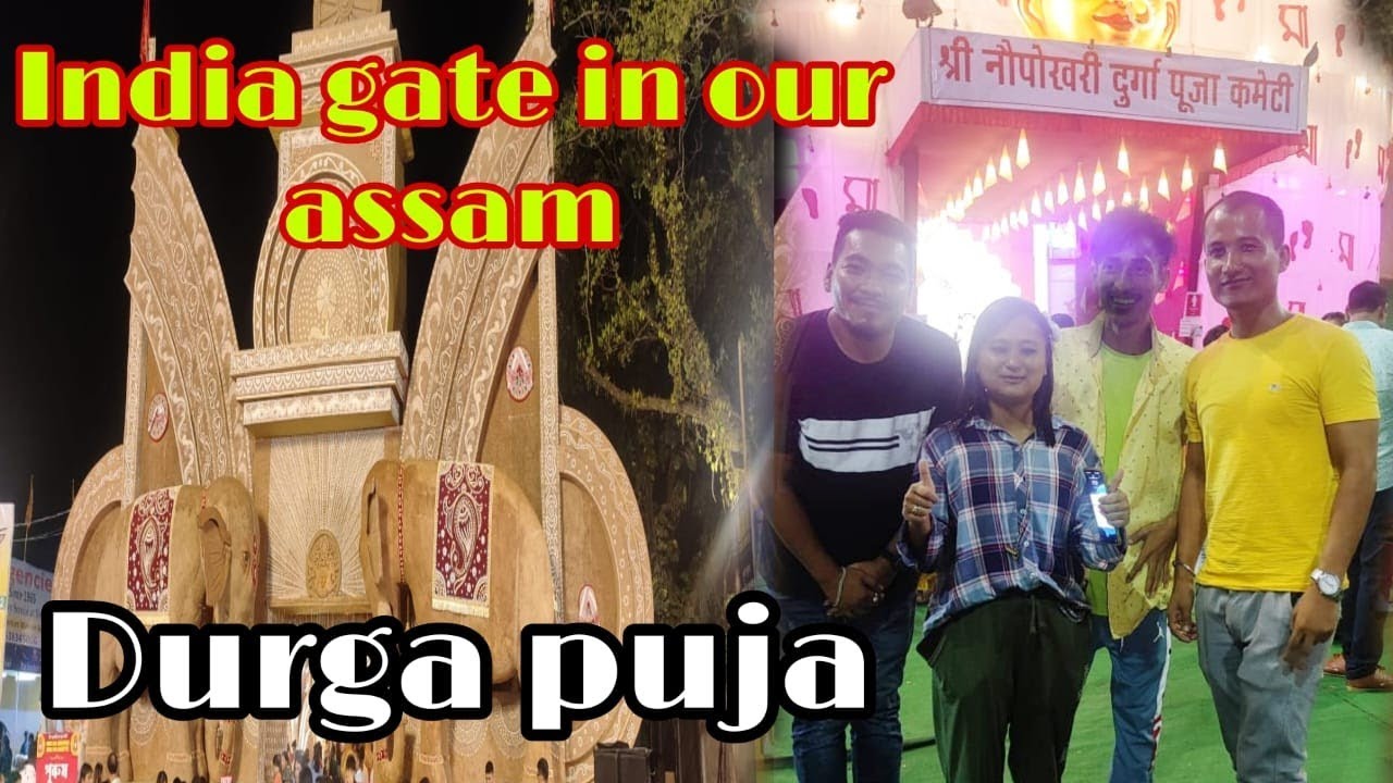tinsukia puja vedio Ln duarah sourav kai manobi and tony vlog
