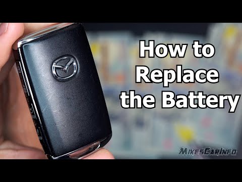 Mazda Key Fob: How to Replace Battery