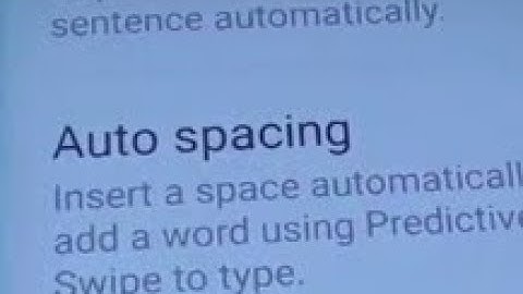 Samsung Galaxy S8: How to Enable / Disable Keyboard Auto Spacing