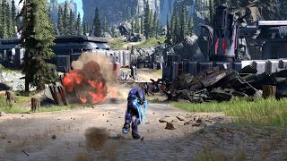 Elite Zealot Attacks Ransom Keep - HALO INFINITE AI Battles