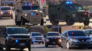 20+ SWAT & Police Responding Code 3 To A Armed Barricaded Suspect - Henderson Police Department