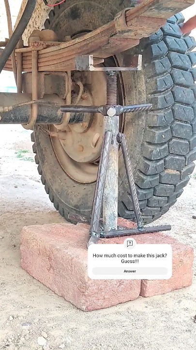 Homemade car Jack shorts #diytools #tools #diyideas