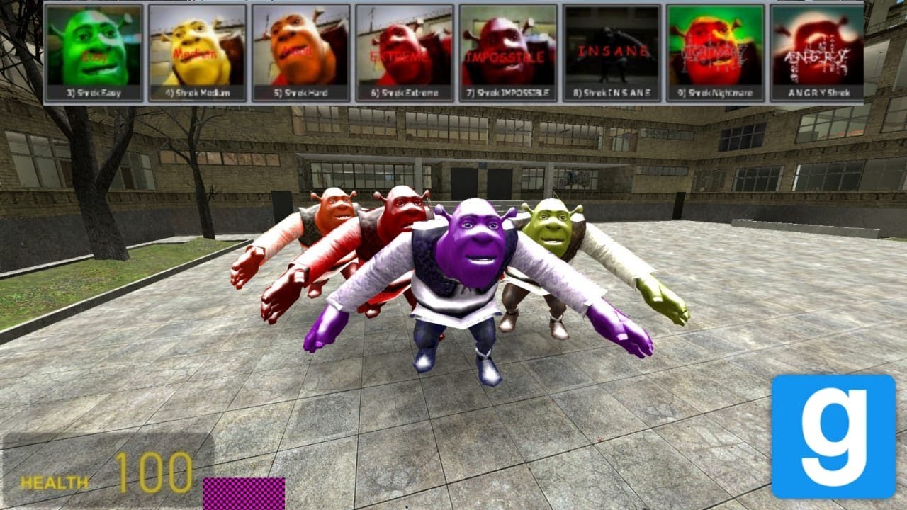 ВСЕ ОСНОВНЫЕ ШРЕКИ В ШКОЛЕ, ЭТО СТРАШНО | Garry's mod