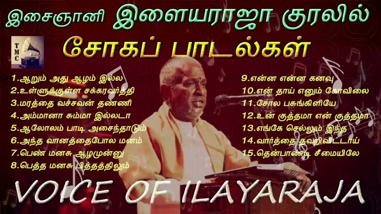       Voice of Ilayaraja Sad Songs  Tamil Music Center