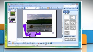Microsoft® PowerPoint 2003: How to insert a movie into presentation on Windows® Vista?
