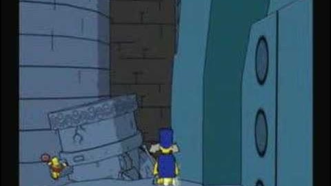 The Simpsons  Game-  Stage 2: Bartman Begin( part 1) ps2