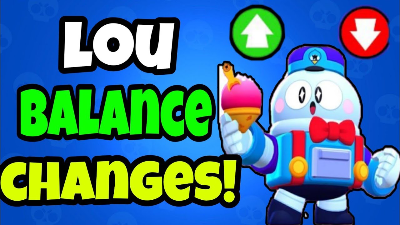 Lou Brawler Balance Changes Upcoming Lou Balance Changes Lou Changes Brawl Stars Youtube