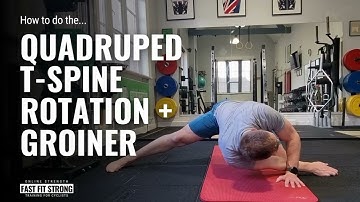 Quadruped T Spine Rotation + Groiner