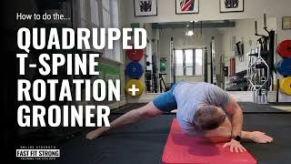 Quadruped T Spine Rotation + Groiner