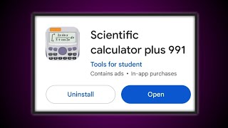 Scientific calculator plus 991 app review 2023|How to use an app|Scientific calculator app screenshot 1