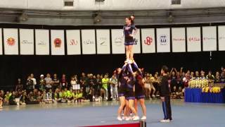 ACIC 2017 141 CA Awesome Beasts Malaysia Group Stunt Open All Girl Elite [HD]