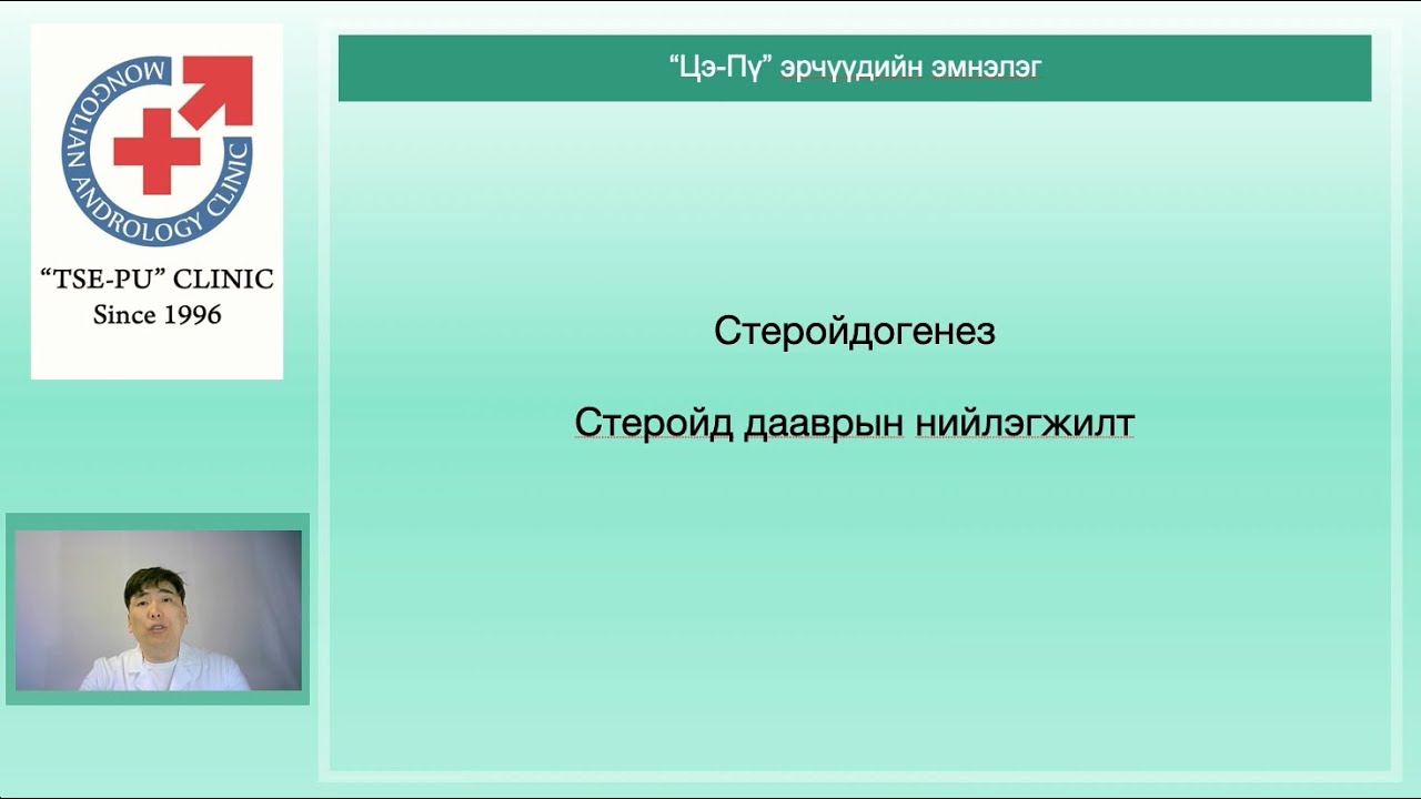 Стеройдогенез. Стеройд  даавруудын нийлэгжилт