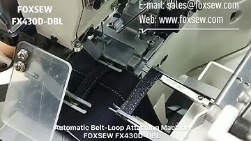 Automatic Belt-Loop Attaching Machine