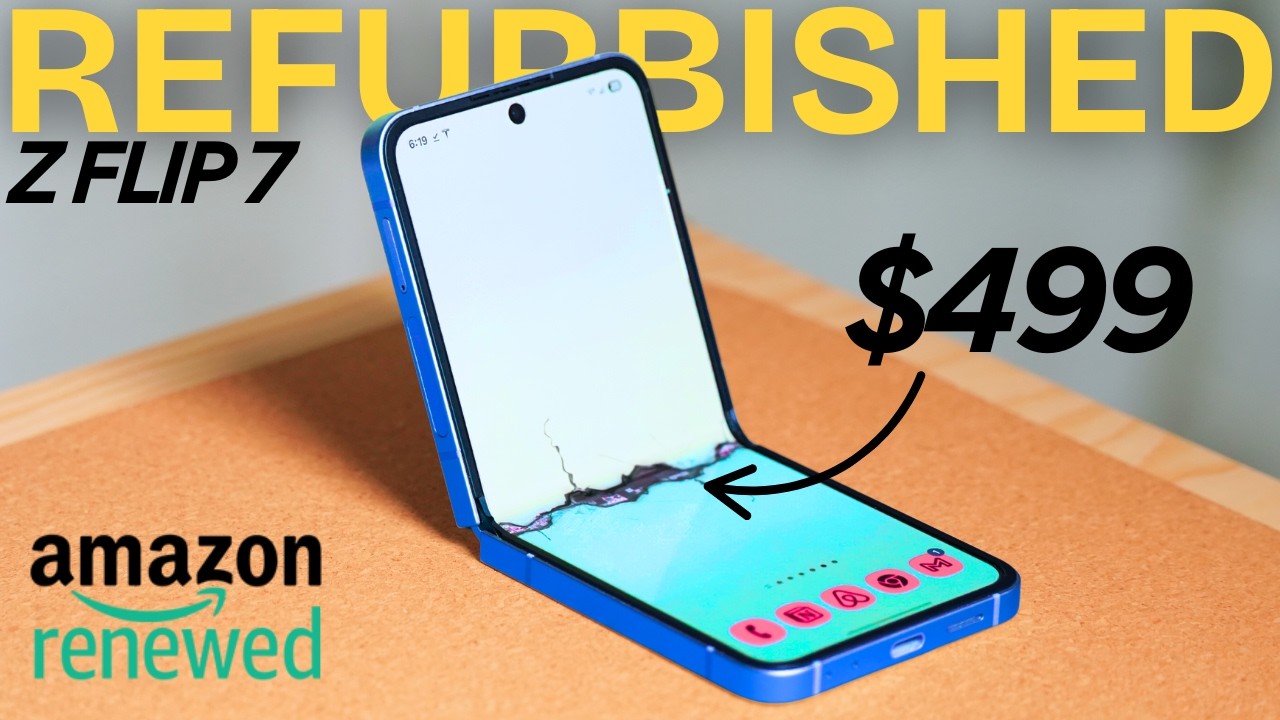 I BOUGHT A REFURBISHED Z FLIP 7 (FOR $499!) from AMAZON