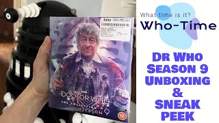Doctor Who Season 9 Blu Ray Set Unboxing & Sneak Peek at New Special Features (2023)