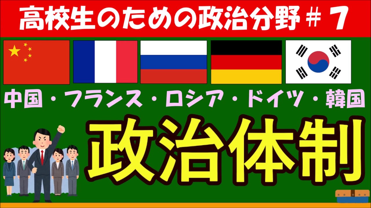 高校生のための政治 経済 世界の政治体制 7 Youtube 高校生のための政治 経済 世界の政治体制 7 Youtube