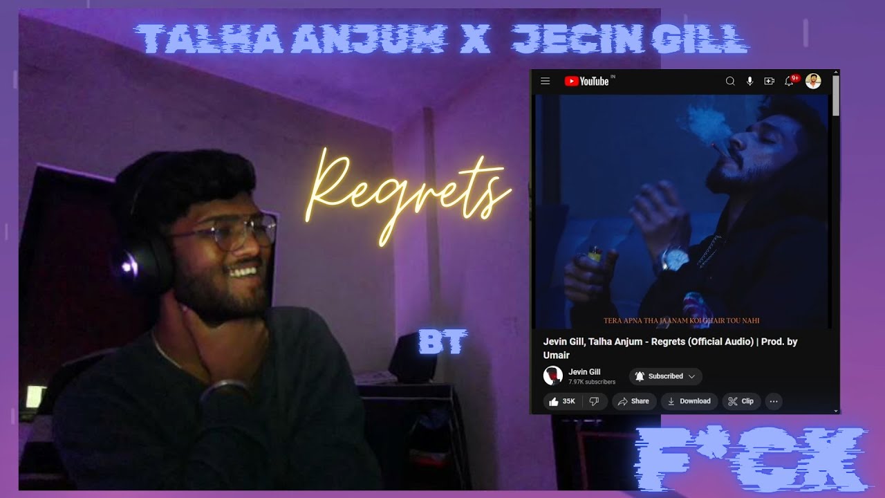 jevin Gill, Talha Anjum - Regrets (Official Audio) | Prod. by Umair | Reaction | 2024 | Manikin