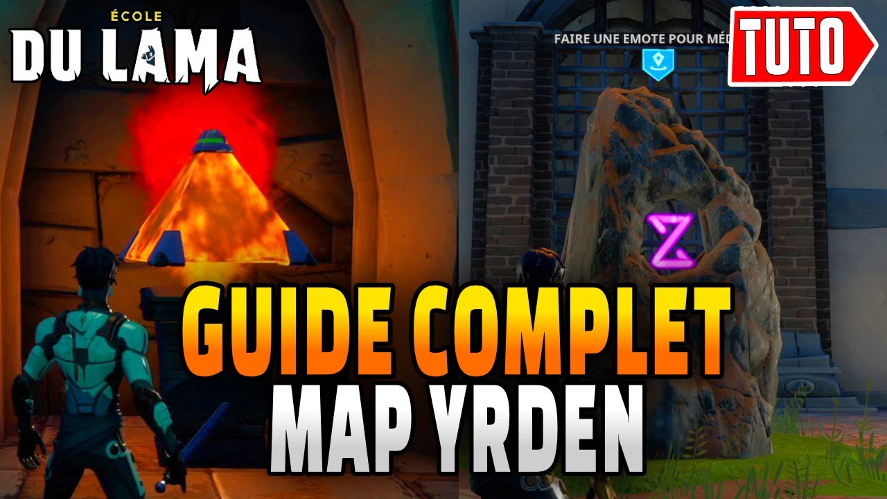 GUIDE COMPLET MAP YRDEN CHALLENGE SUR FORTNITE - Astuces Map Yrden