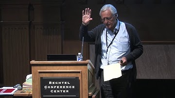 Peter van Nieuwenhuizen - speaking at the Shoucheng Zhang Memorial Workshop dinner