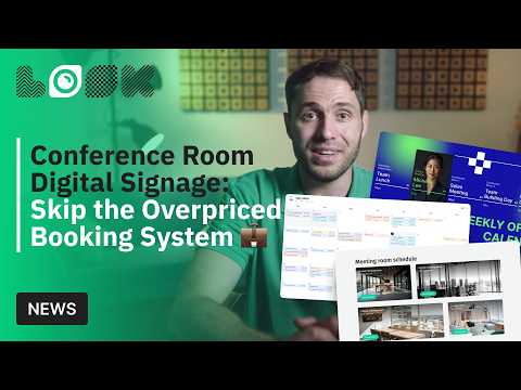 Conference Room Digital Signage: Skip the Overpriced Booking System