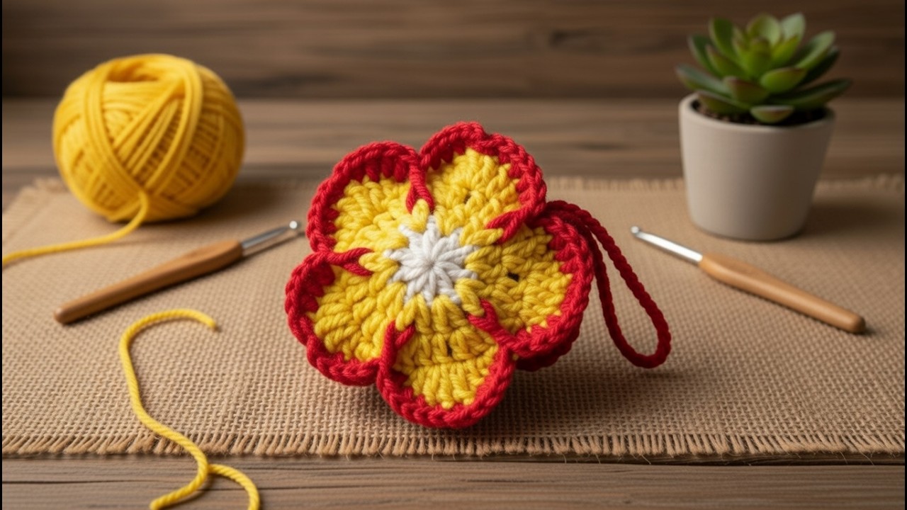 طريقة عمل شنطة إيربود كروشيه خطوة بخطوة | مع الباترون كامل للمبتدئين