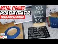 Etching on Metal with Siser Juliet &amp; Romeo - Siser Easy Etch Tool