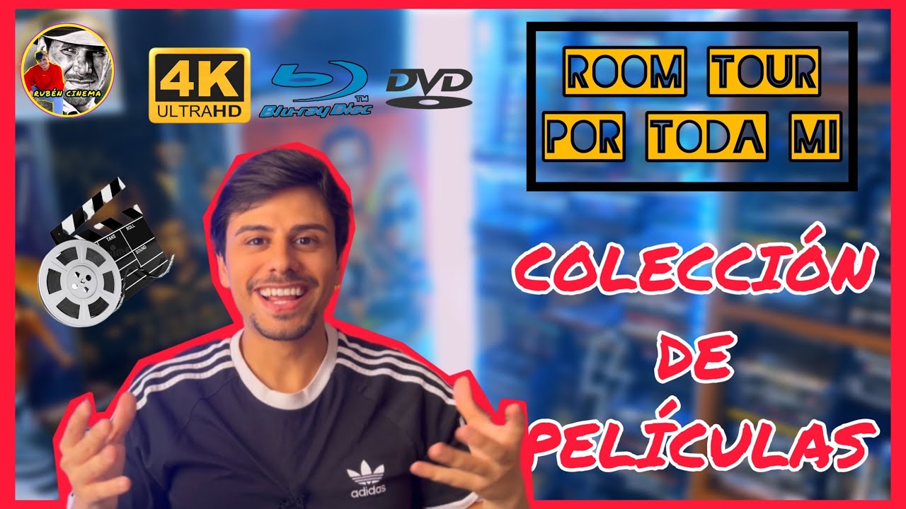 ROOM TOUR  por toda mi COLECCIÓN 📀🎬💟 • Películas BLURAY || DVD - póster - cine - film - movies