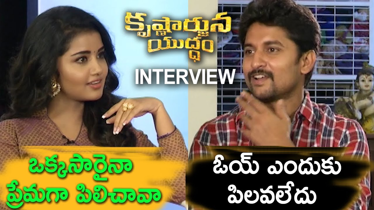 Nani Making Fun With Anupama Parameswaran || Krishnarjuna Yuddham Movie interview hd movies download 2018 bollywood