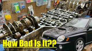 2003 Subaru WRX Engine Teardown($800 WRX Rebuild pt3.)