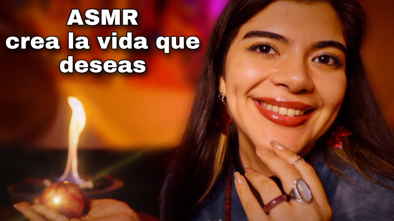 ASMR Afirmaciones positivas 🔥 Enciende el fuego de tu creatividad y crea la vida que deseas 🔥