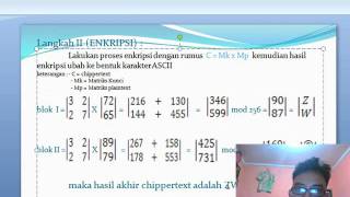 kriptografi hill cipher