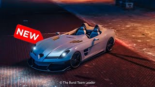GTA 5 DLC Vehicle Customization - enefactor SM722 Mercedes SLR StirlingMoss