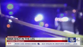 VIDEO: Man shot in the leg in Pensacola, police investigating
