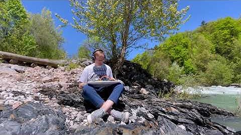 Live Outdoor Jam on Digitone & Digitakt. River Sava, Slovenia.