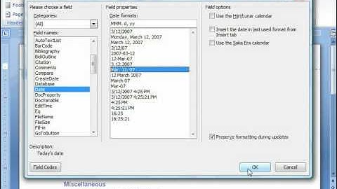 Word Tutorial Inserting Header and Footer Information Microsoft Training Lesson 7.2