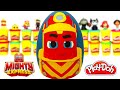 Ovo Surpresa Gigante Mighty Express Freight Nate em Português Brasil Massinha Play Doh