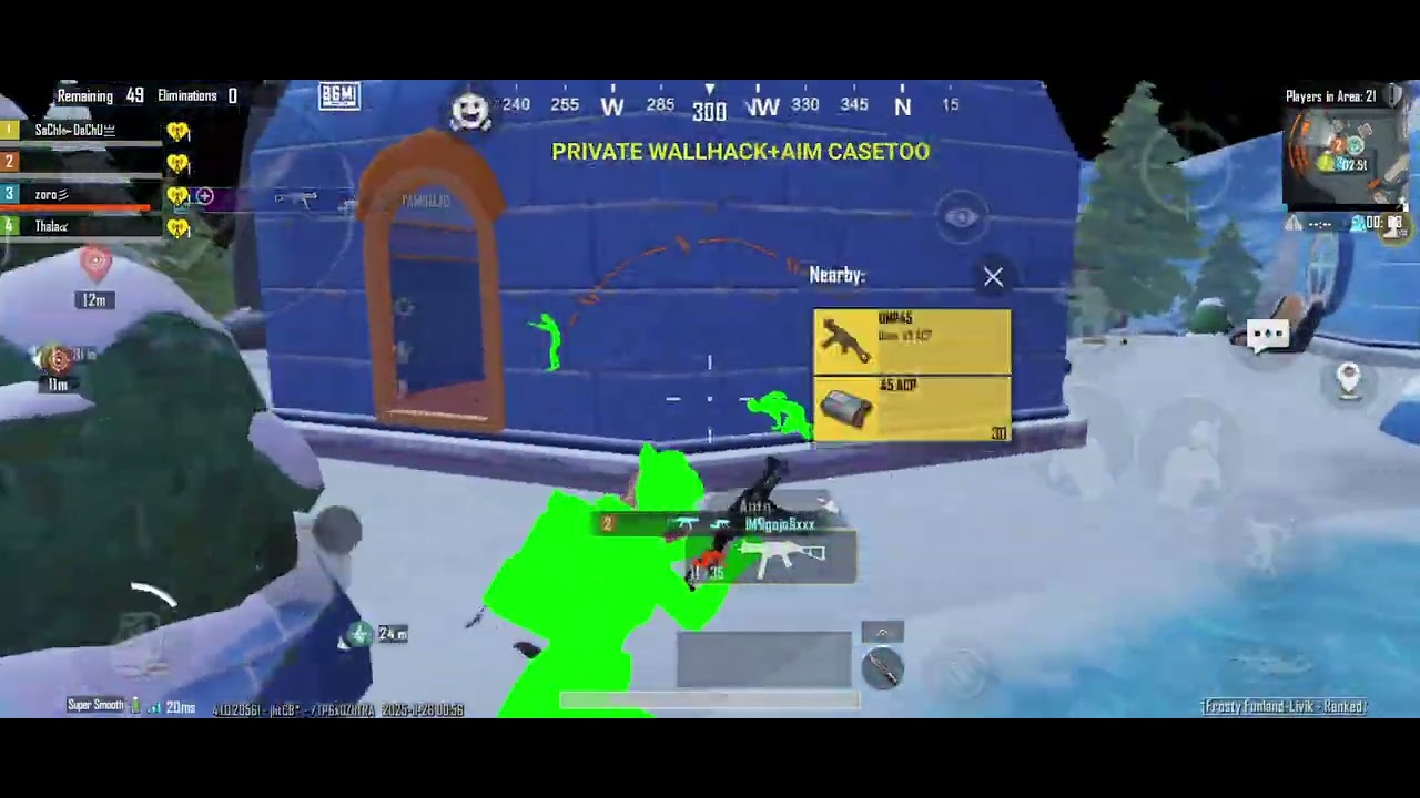 green body wall hack 4.1 | bgmi wall hack + black sky 🖤 | join my  telegram link comment box me 👇