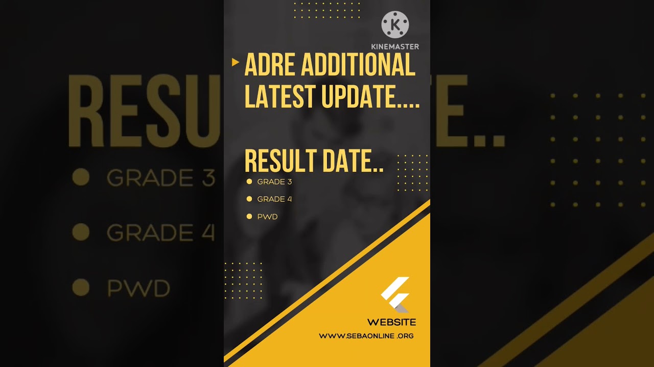 Adre additional Merit list