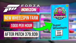 *NEW* FORZA HORIZON 6 WHEELSPIN FARM! ✅ UNLIMITED WHEELSPIN & 999 SKILL POINTS!
