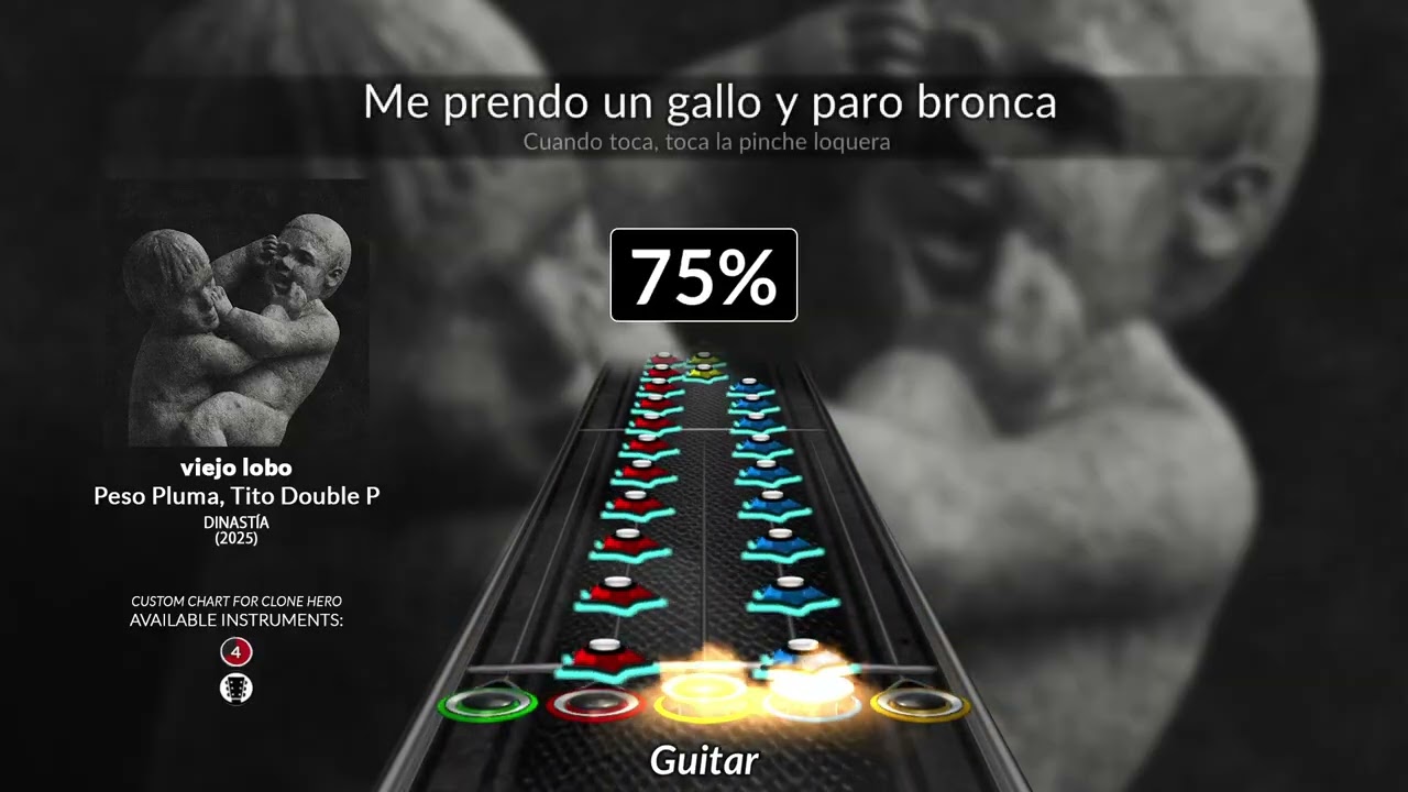 Peso Pluma, Tito Double P - viejo lobo (Clone Hero Chart)